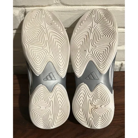 Adidas Exhibit Select Mid Basketball Womens White Sneakers Athletic Shoes Size 9 - Picture 11 of 13